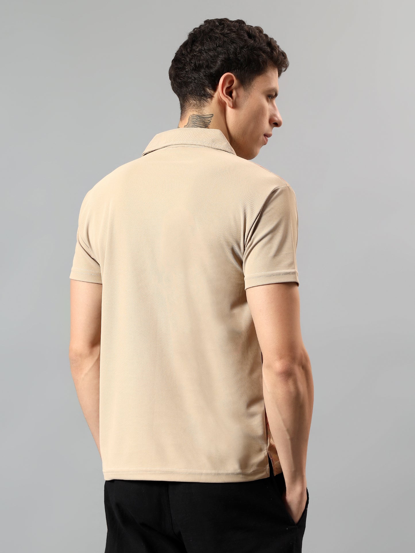 Lomofy Premium Cotton Designer Polo T-Shirt For Men's