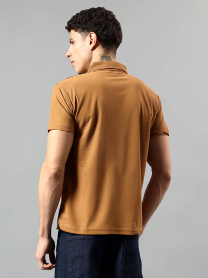 Lomofy Premium Cotton Designer Polo T-Shirt For Men's
