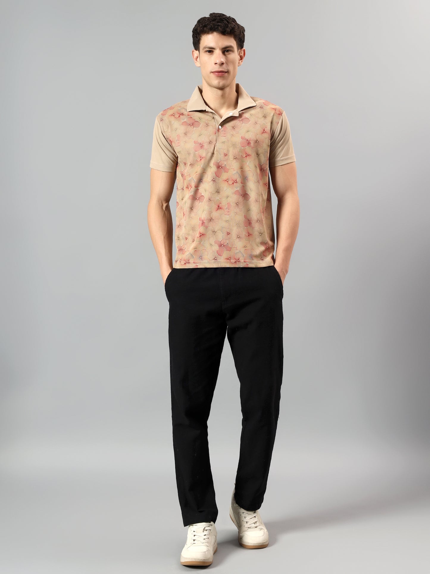 Lomofy Premium Cotton Designer Polo T-Shirt For Men's