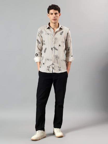 Lomofy Premium Cotton Print Shirt
