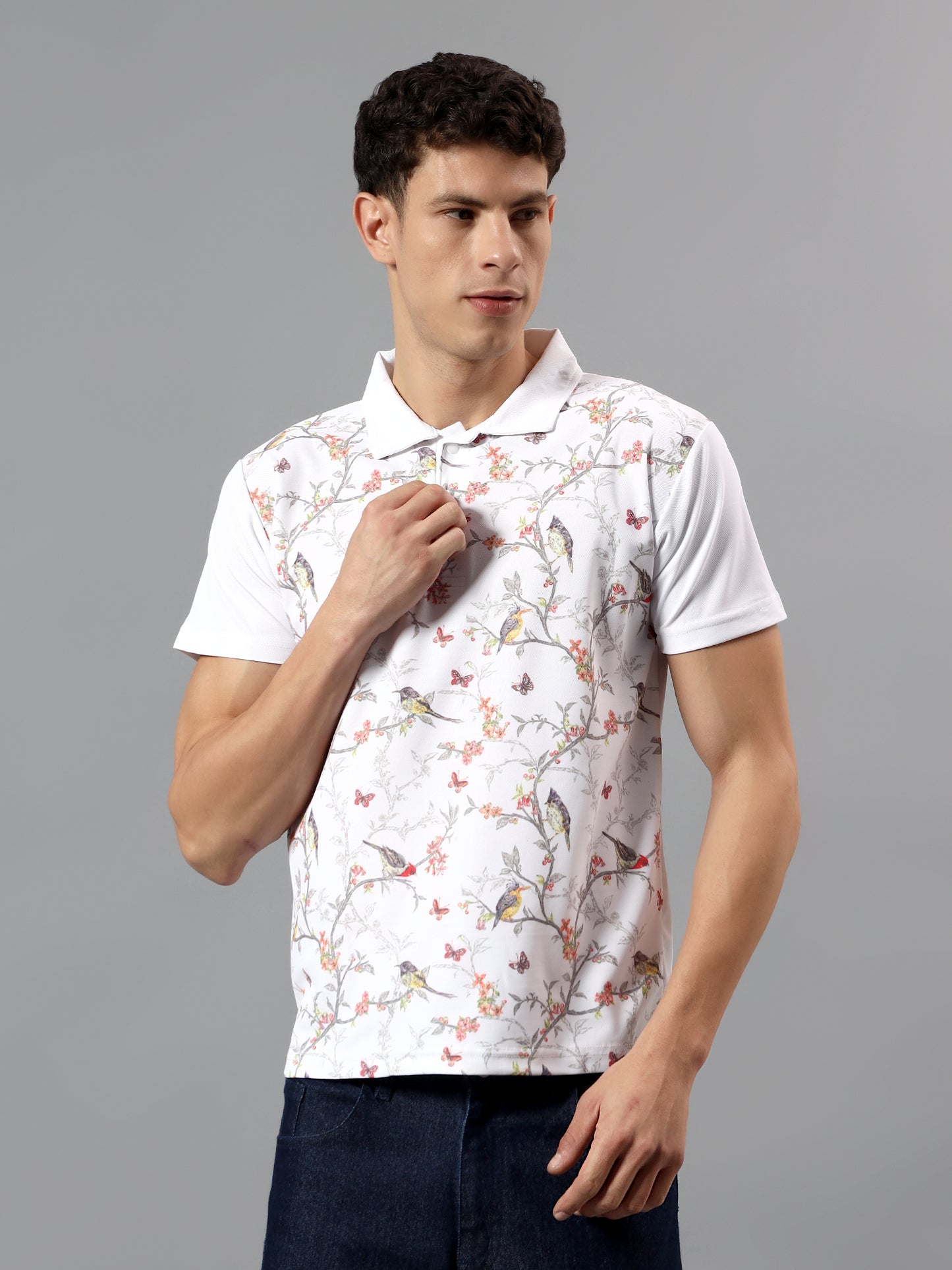 Lomofy Premium Cotton Designer Polo T-Shirt For Men's