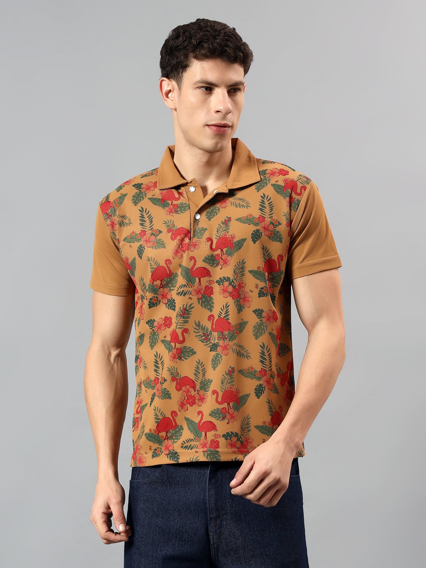 Lomofy Premium Cotton Designer Polo T-Shirt For Men's