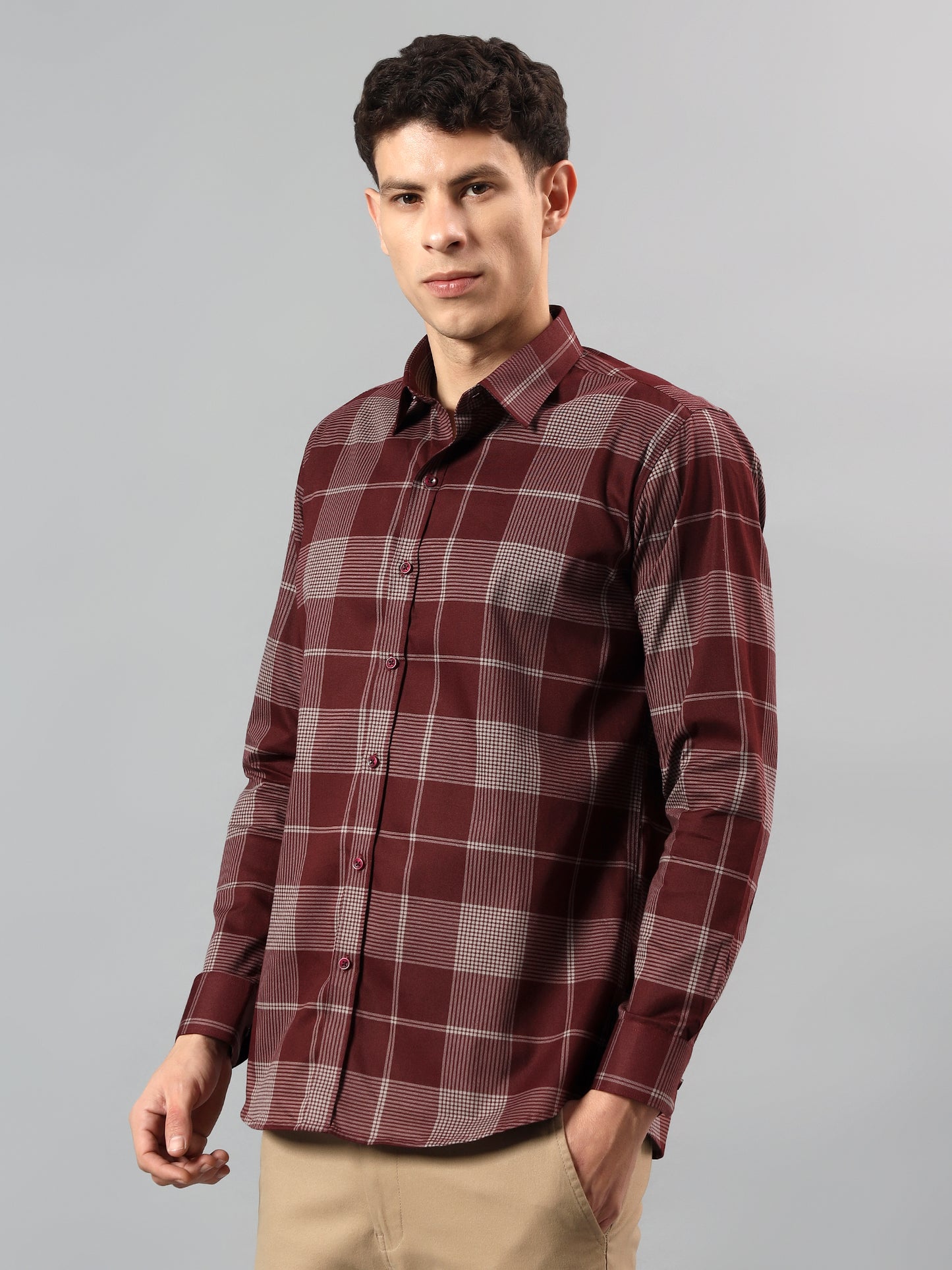 Lomofy Premium Checked Shirt
