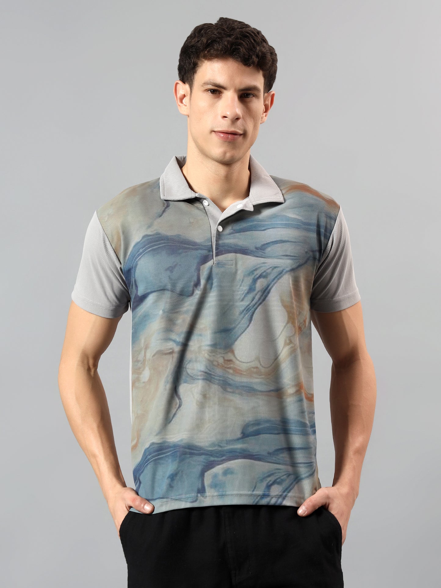 Lomofy Premium Cotton Designer Polo T-Shirt For Men's