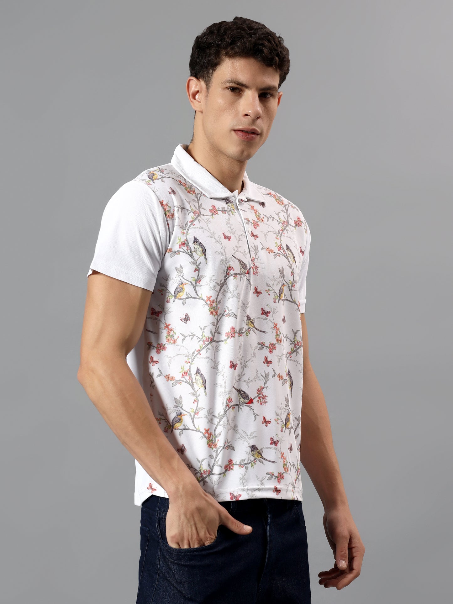 Lomofy Premium Cotton Designer Polo T-Shirt For Men's