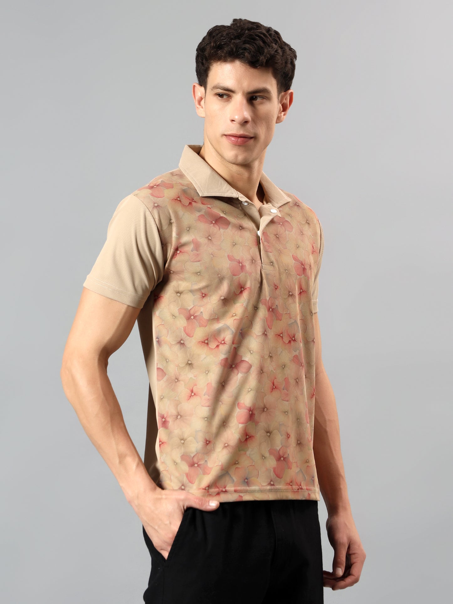 Lomofy Premium Cotton Designer Polo T-Shirt For Men's
