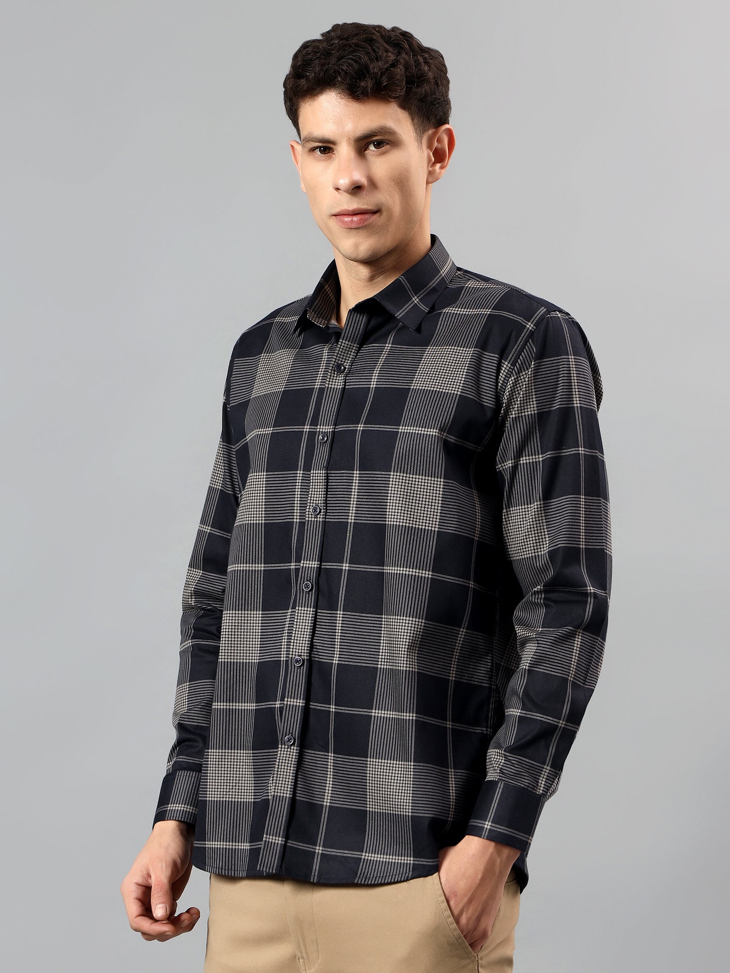 Lomofy Premium Checked Shirt