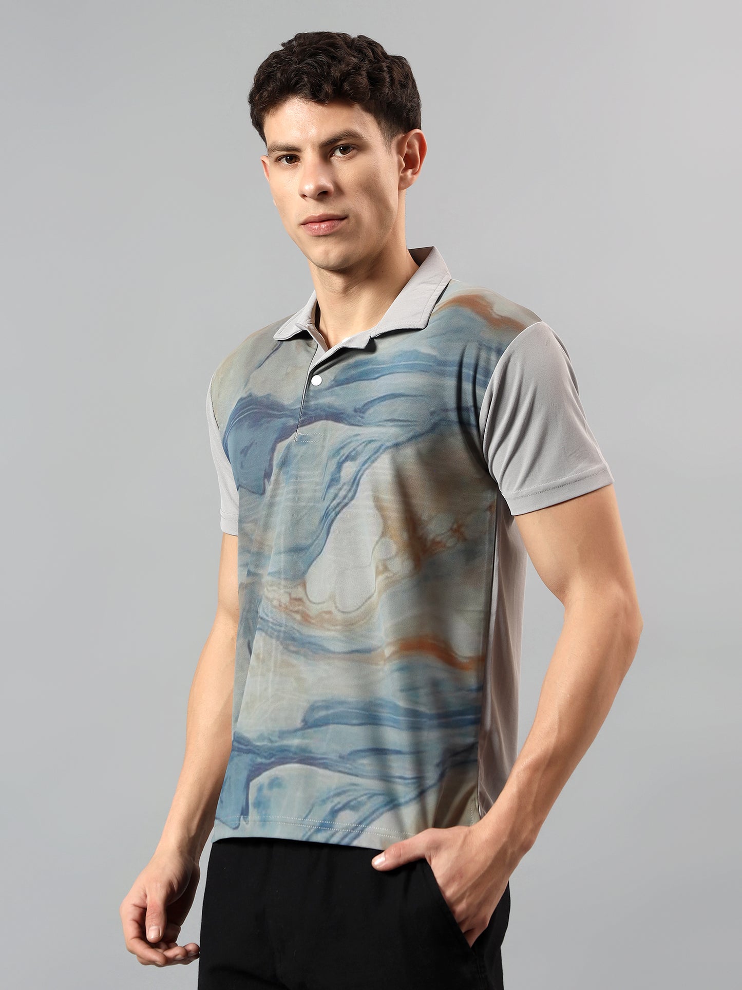 Lomofy Premium Cotton Designer Polo T-Shirt For Men's