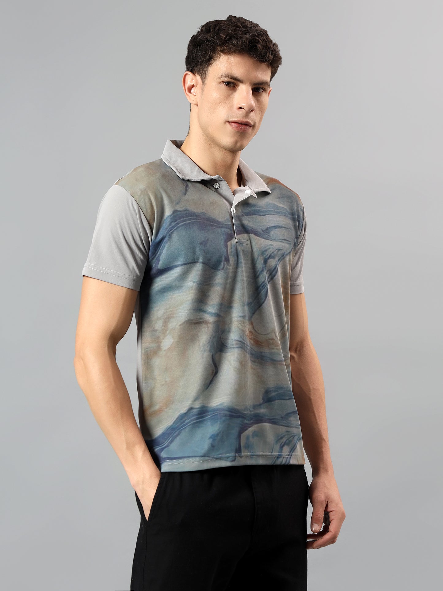 Lomofy Premium Cotton Designer Polo T-Shirt For Men's
