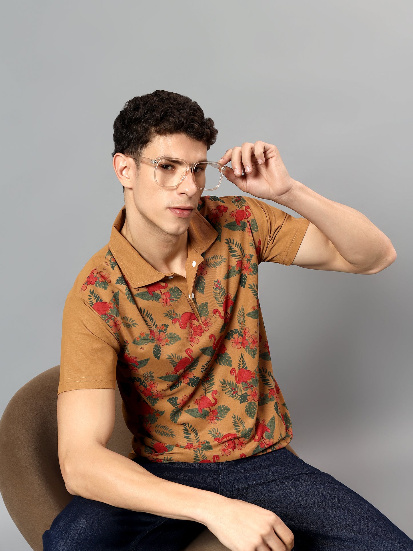 Lomofy Premium Cotton Designer Polo T-Shirt For Men's