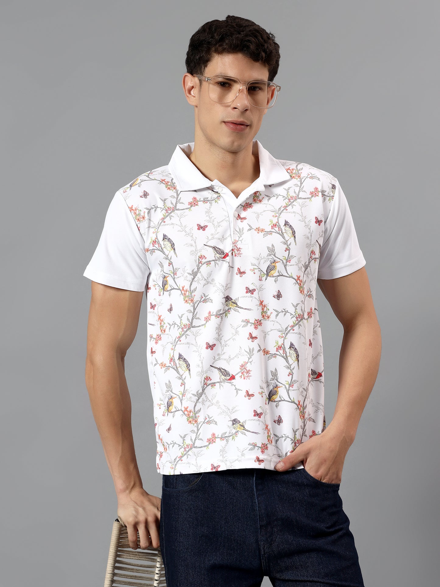 Lomofy Premium Cotton Designer Polo T-Shirt For Men's