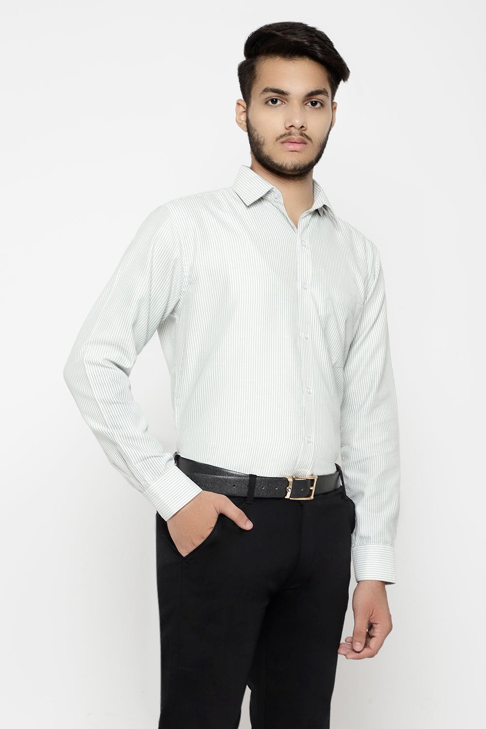 Lomofy Premium Cotton Formal Lining Shirts For Men's