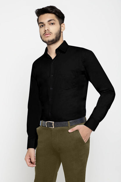 Lomofy Premium Cotton Formal Shirts For Men's