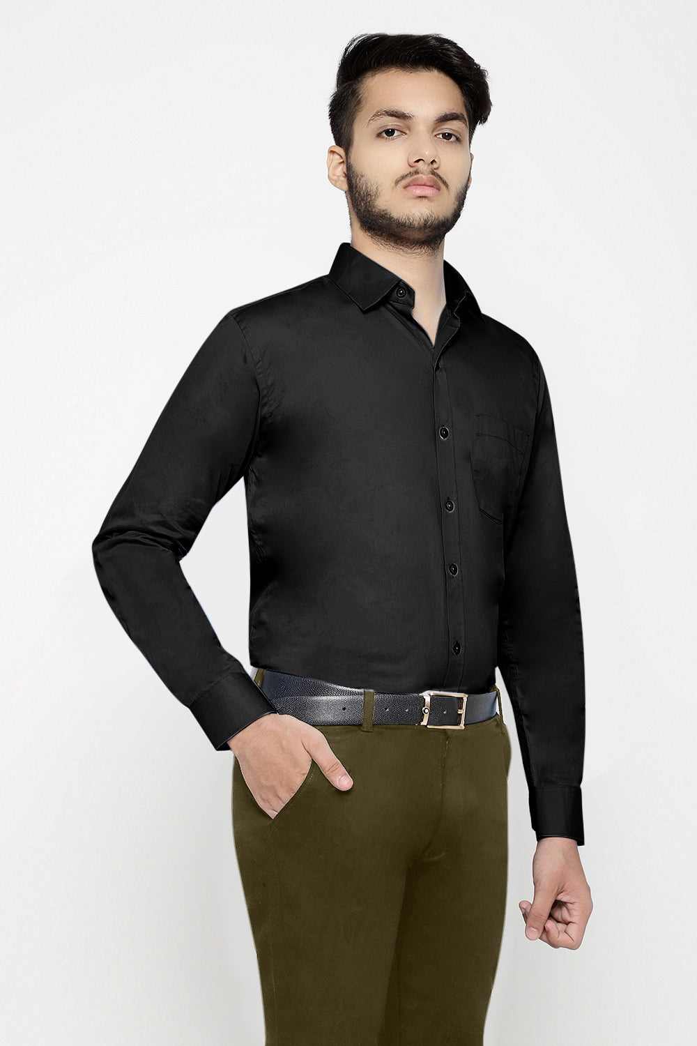 Lomofy Premium Cotton Formal Shirts For Men's