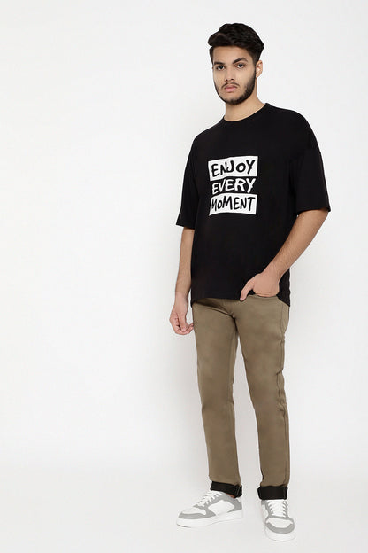 Lomofy Premium Cotton Over Size T-Shirts