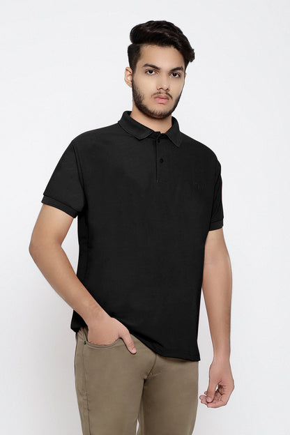 Lomofy Premium Cotton Collar T-Shirts For Men's