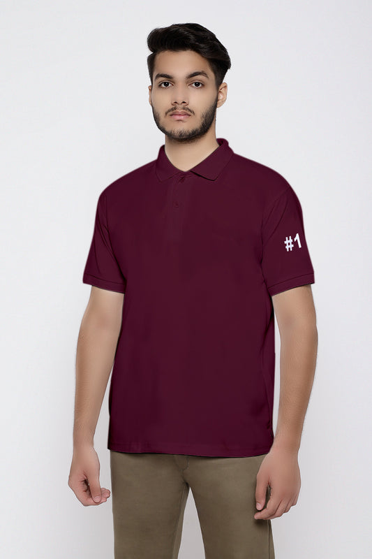 Lomofy Premium Cotton #1 Polo T-Shirt For Men's