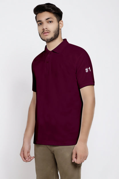 Lomofy Premium Cotton #1 Polo T-Shirt For Men's