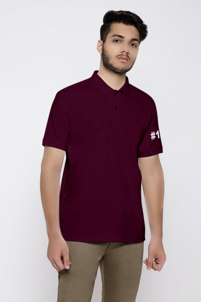 Lomofy Premium Cotton #1 Polo T-Shirt For Men's