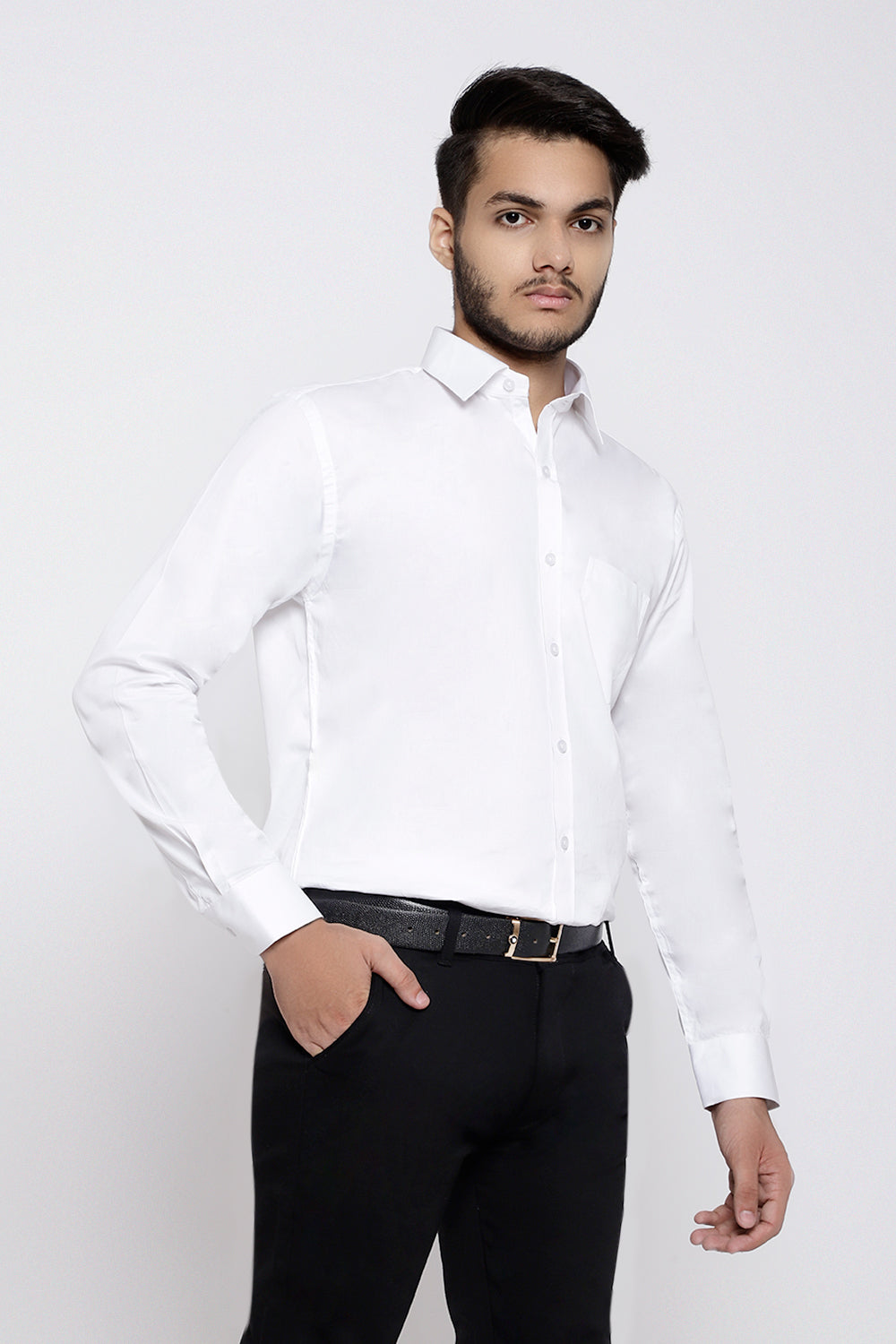 Lomofy Premium Cotton Formal Shirts For Men's