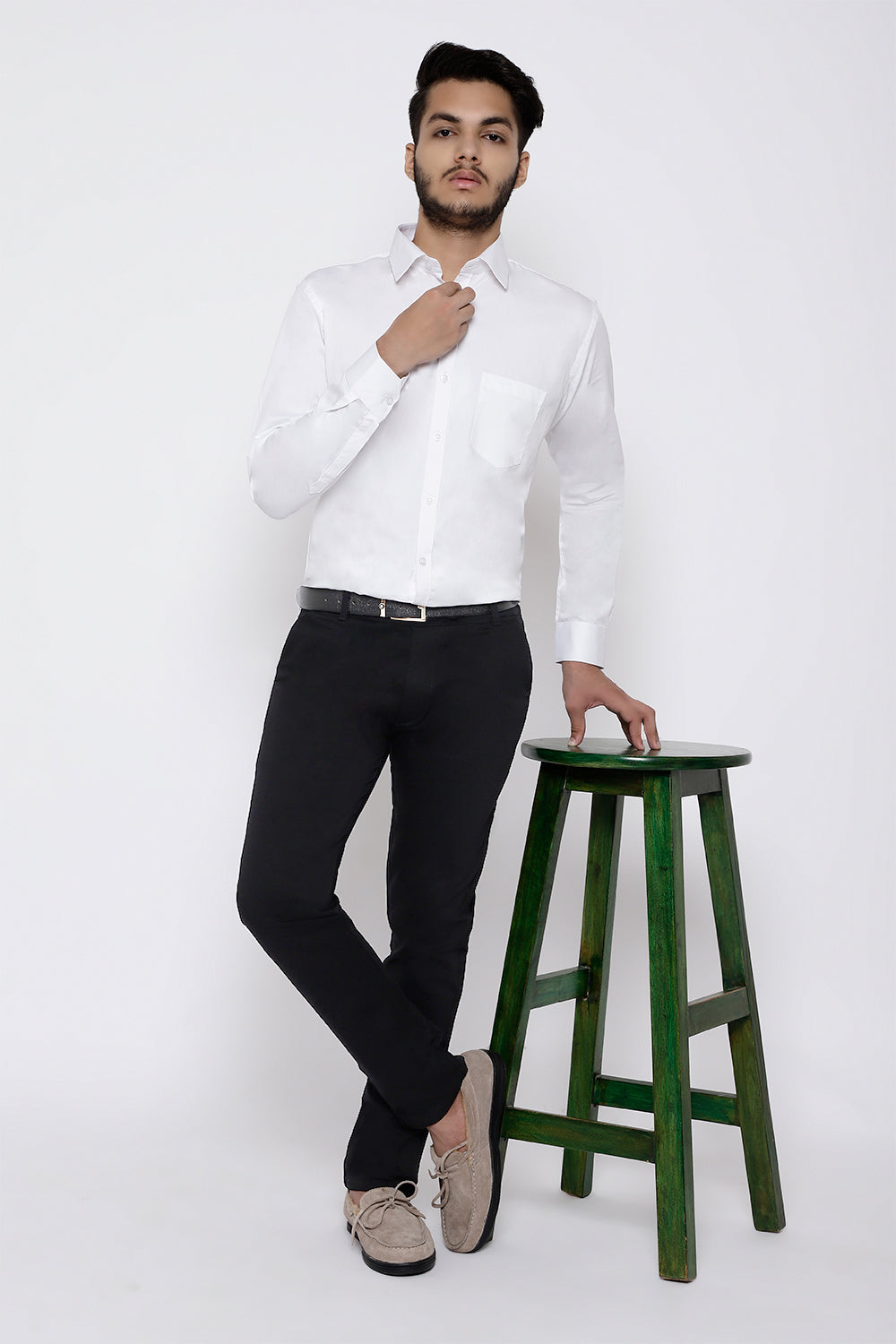 Lomofy Premium Cotton Formal Shirts For Men's