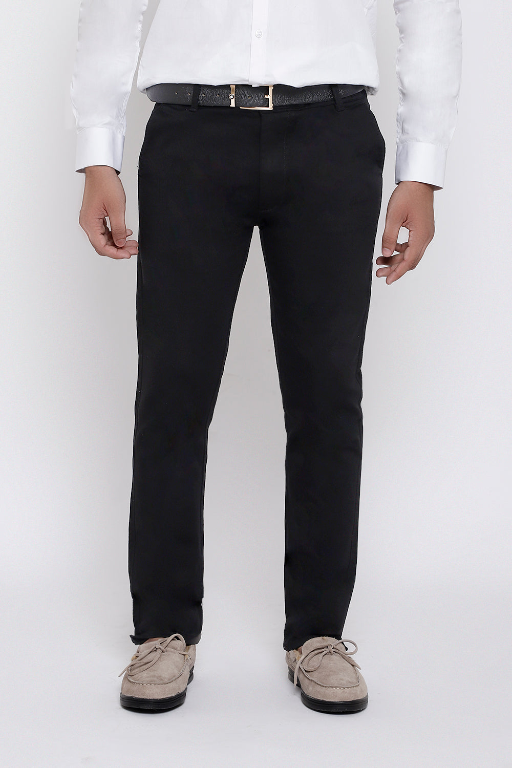 Lomofy Men's Regular Premium Cotton Trousers For Mens