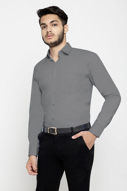 Lomofy Premium Cotton Formal Shirts For Men's