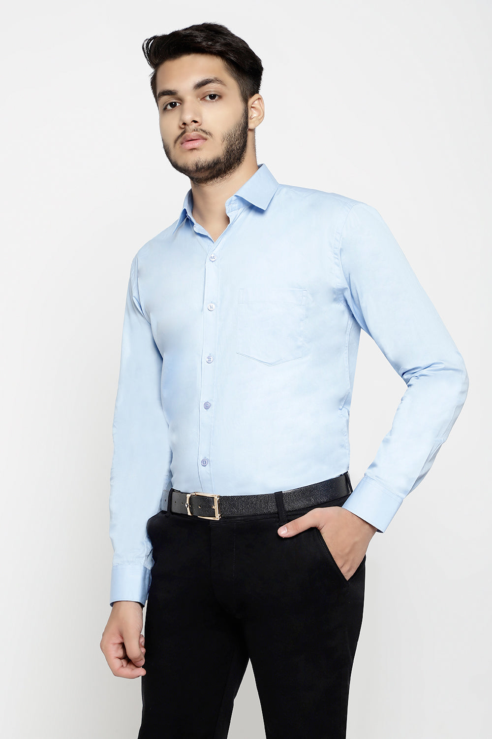 Lomofy Premium Cotton Formal Shirts For Men's