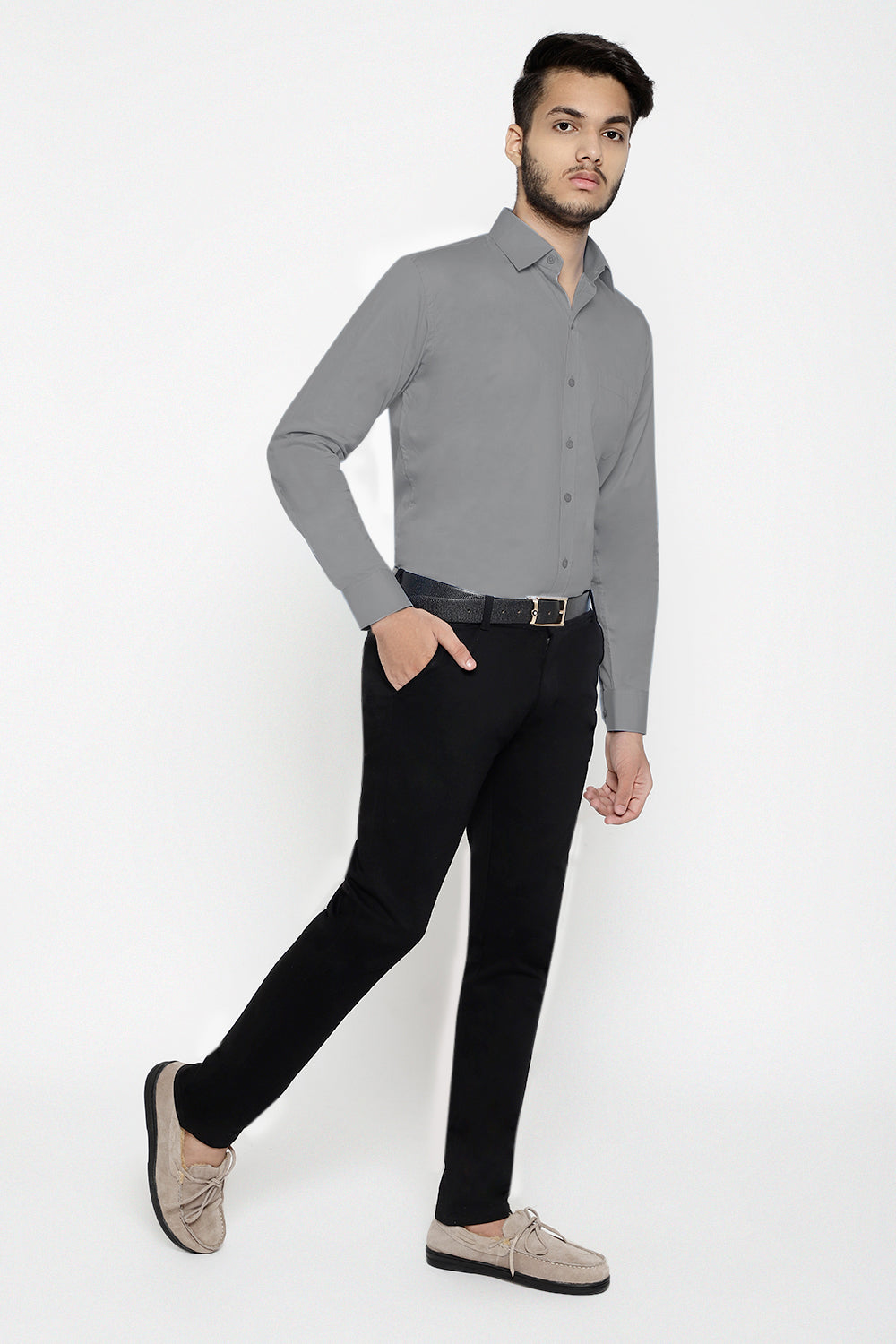 Lomofy Premium Cotton Formal Shirts For Men's