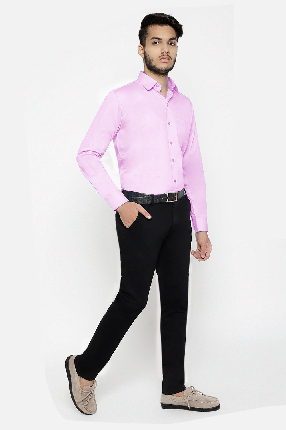 Lomofy Premium Cotton Formal Shirts For Men's