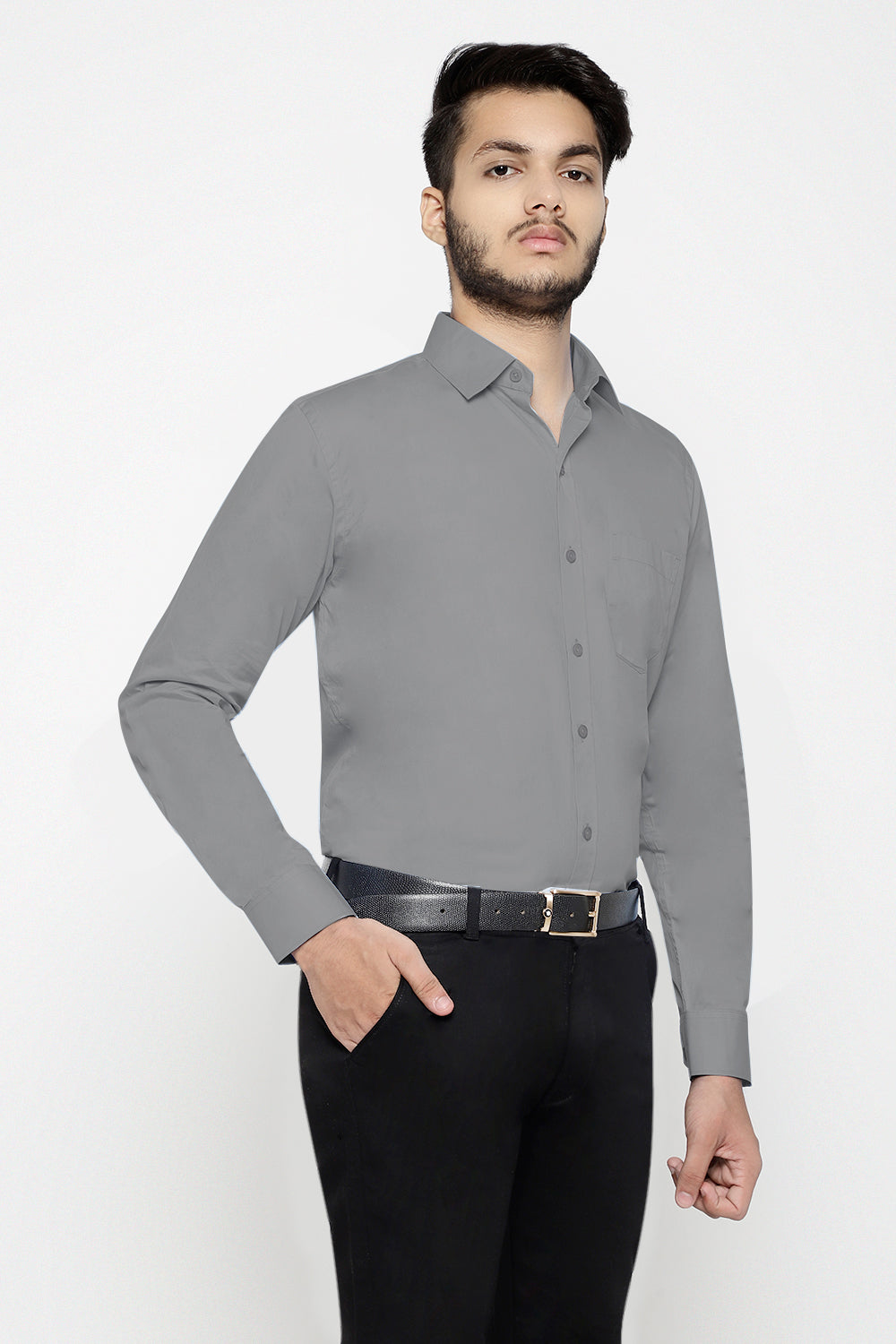 Lomofy Premium Cotton Formal Shirts For Men's