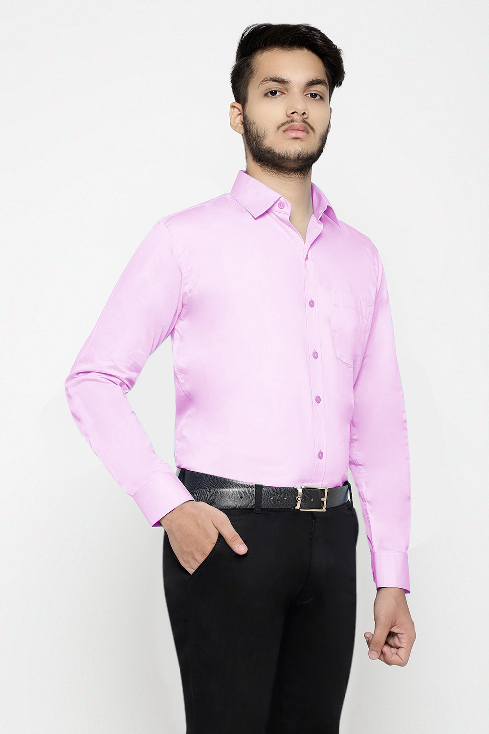 Lomofy Premium Cotton Formal Shirts For Men's