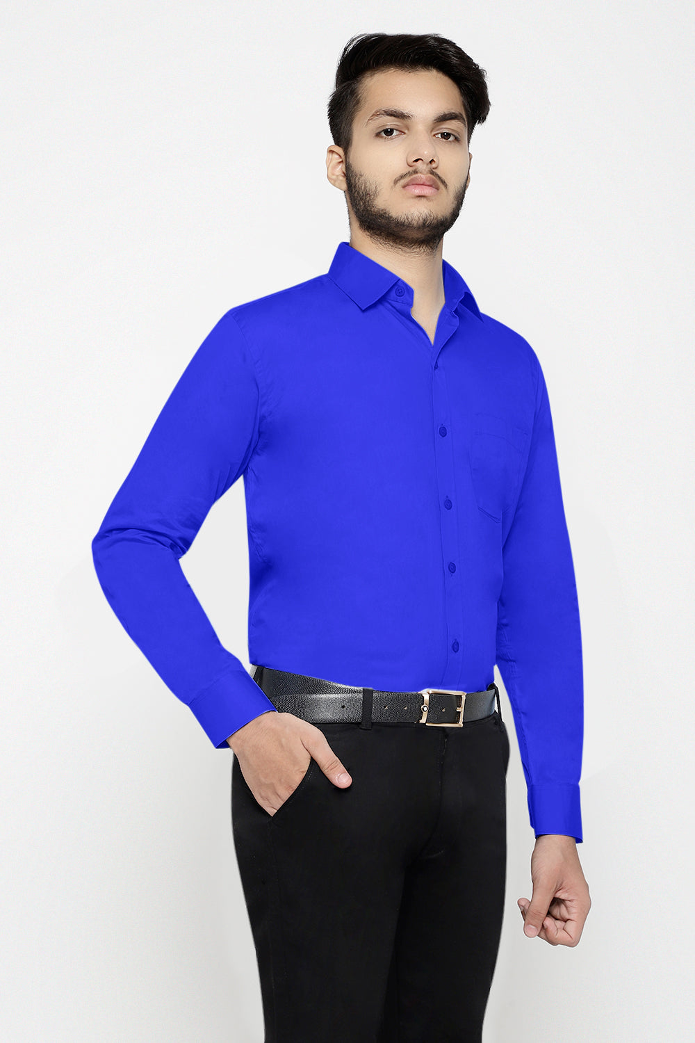 Lomofy Premium Cotton Formal Shirts For Men's